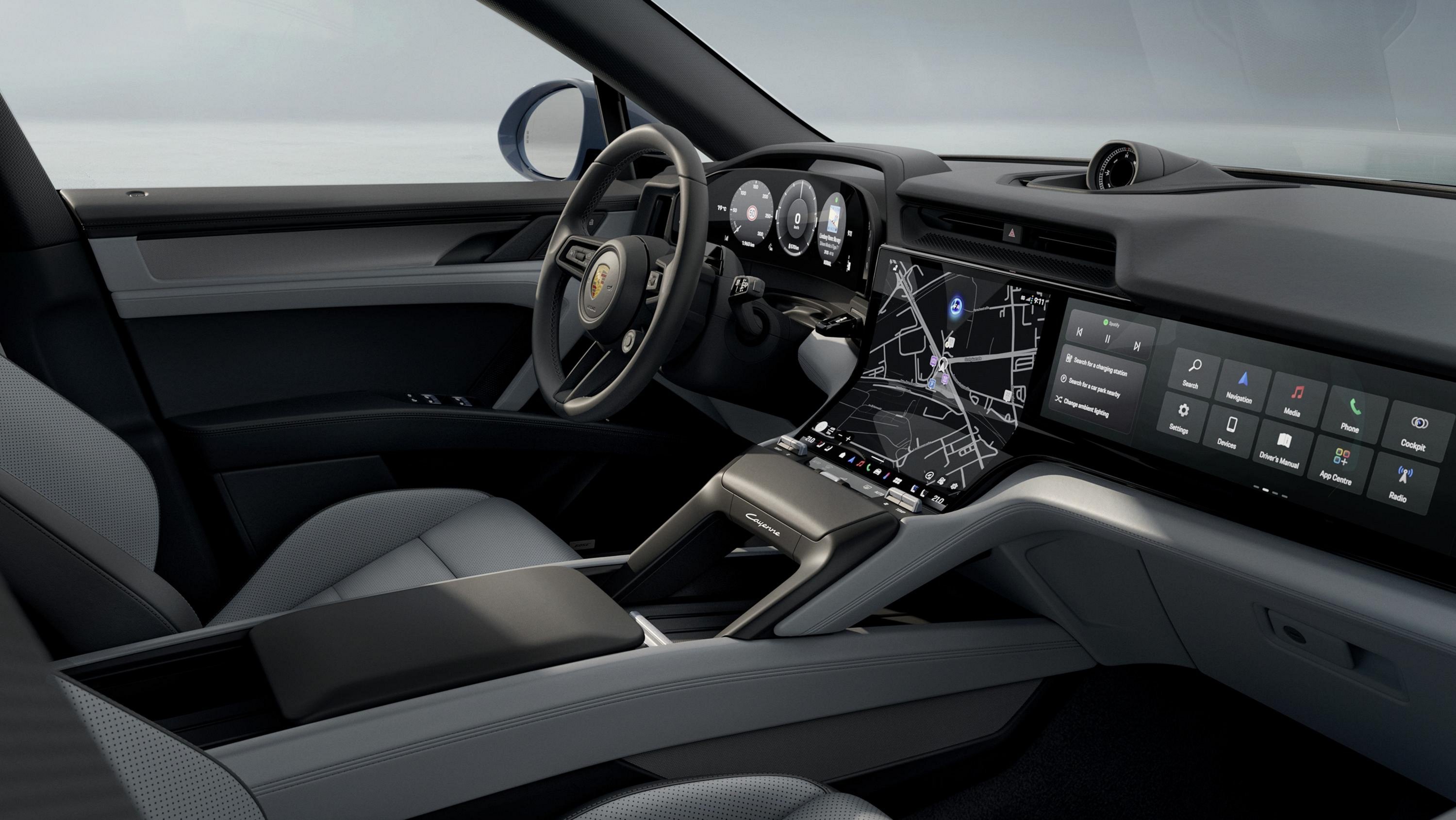 Porsche Cayenne S Electric, sisätila