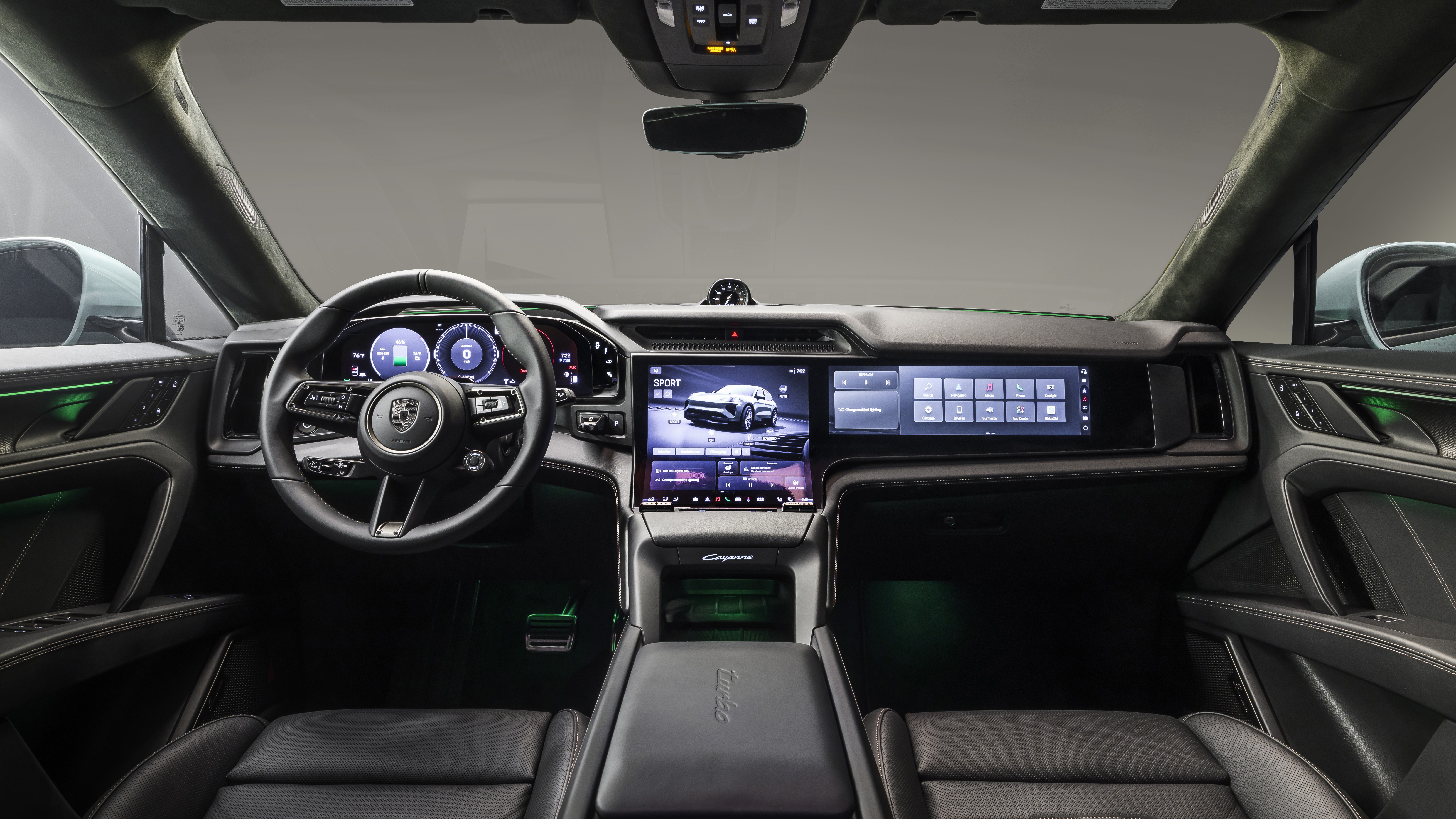 Porsche Cayenne Turbo Electric, sisätila