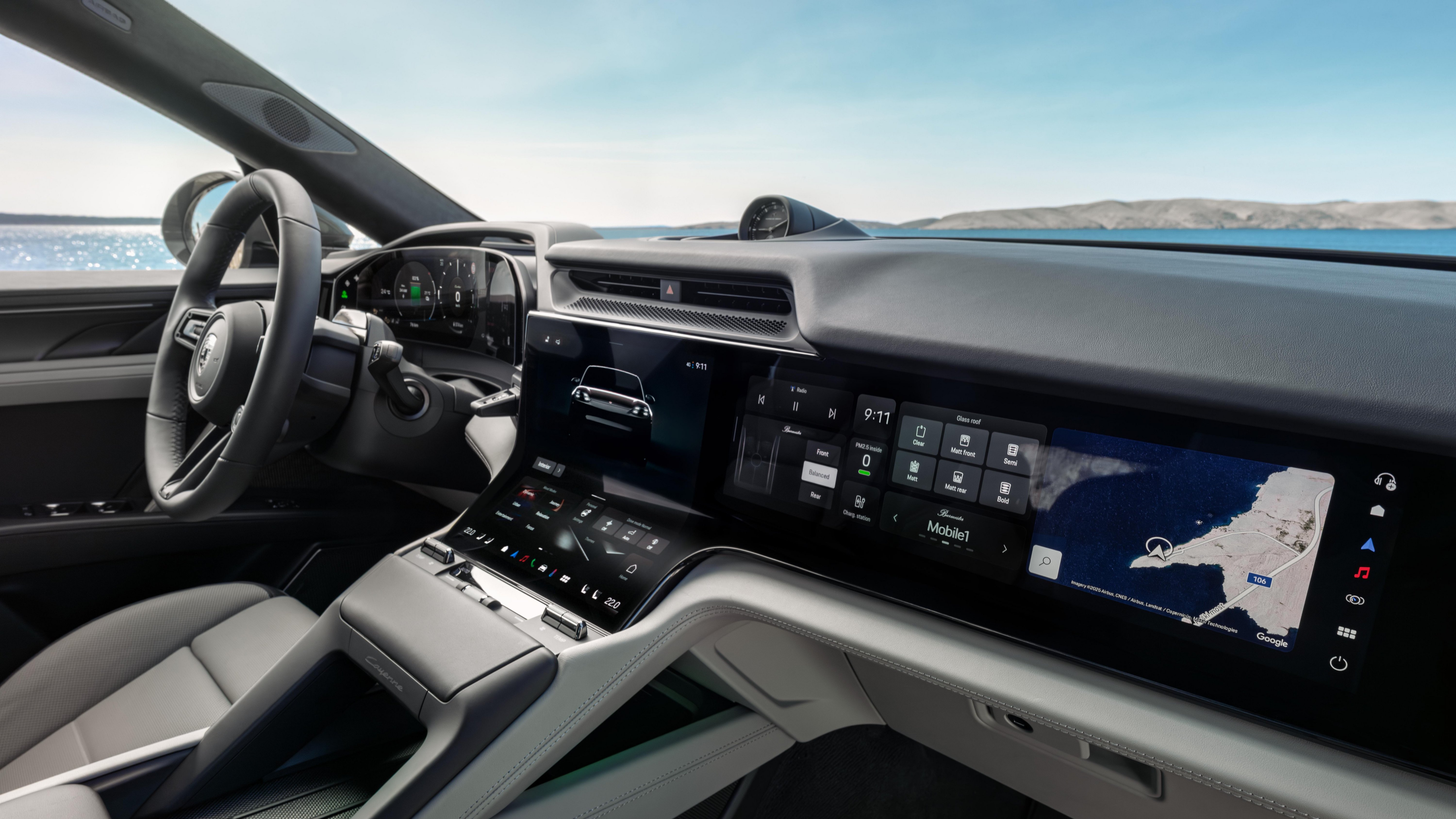 Porsche Cayenne Turbo Coupé Electric, sisätila