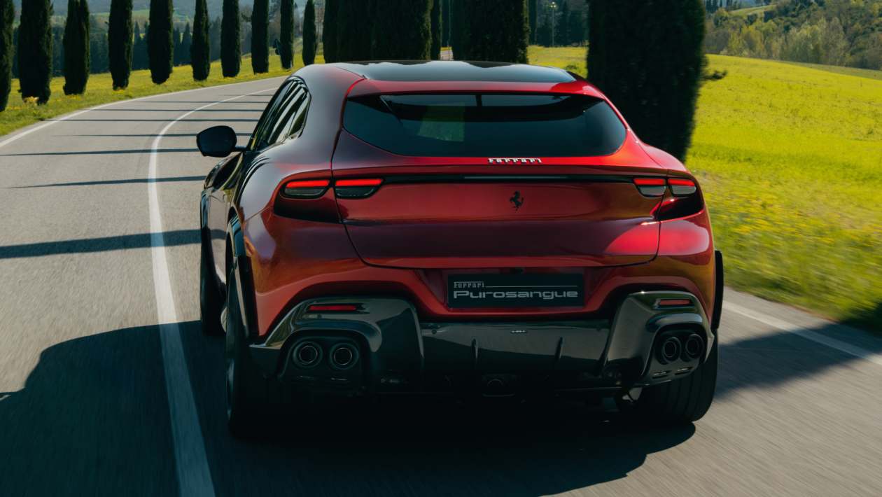 Ferrari Purosangue Handling Speciale 2027 takaa