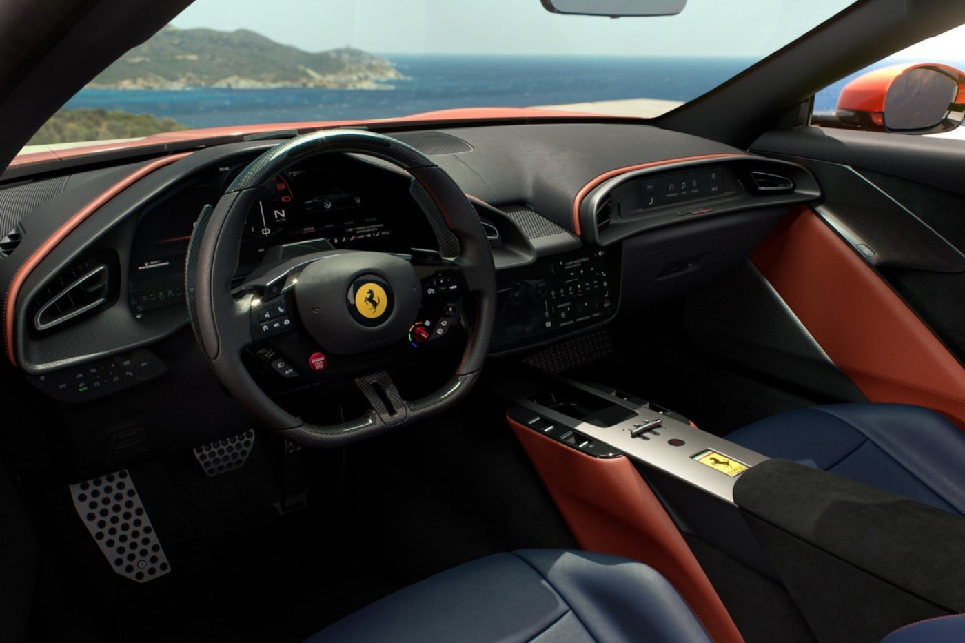Ferrari Amalfi Spider 2027 sisätilat