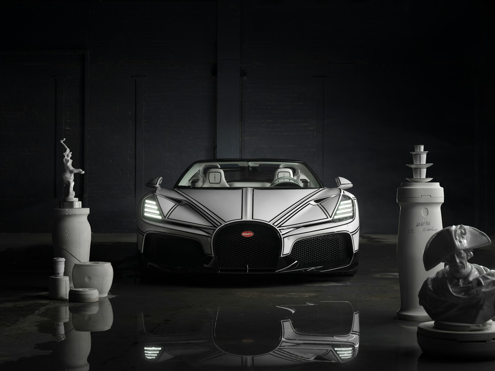 Bugatti W16 Mistral Blanc Éternel